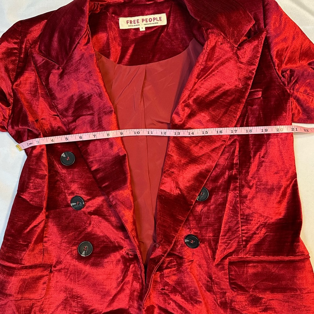Free People Velvet Ashby Blazer - Picture 7 of 10